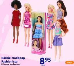 Action Barbie modepop Fashionista aanbieding