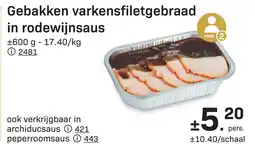 Bon Ap Gebakken varkensfiletgebraad in rodewijnsaus aanbieding