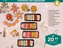 Bon Ap Feestdiner met teppanyaki aanbieding