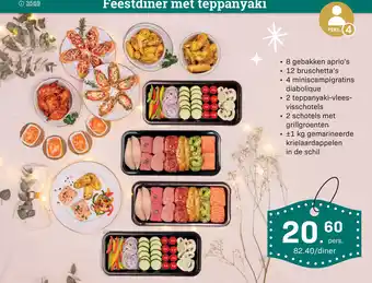 Feestdiner met teppanyaki