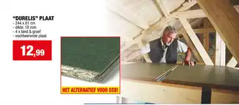Hubo Durelis plaat aanbieding