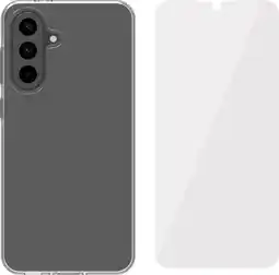 Coolblue BlueBuilt Protective Back Cover Samsung Galaxy A56 Transparent + Protège-écran Verre aanbieding