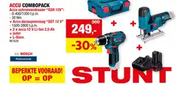 Hubo Bosch accu combopack aanbieding