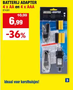 Hubo Batterij adapter aanbieding