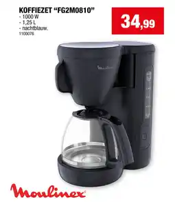 Hubo Moulinex koffiezet FG2M0810 aanbieding