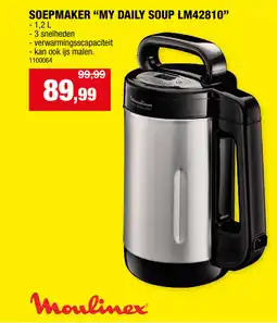 Hubo Moulinex soepmaker my daily soup LM42810 aanbieding