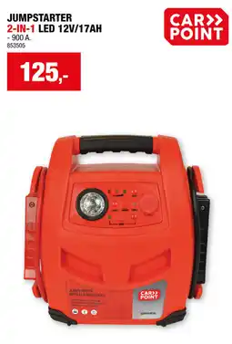 Hubo Car point jumpstarter 2-in-1 LED 12V/17AH aanbieding