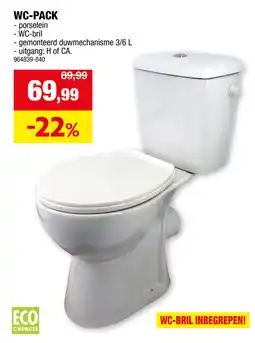 Hubo Wc-pack aanbieding