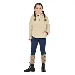 Decathlon Paardrij-sweatshirt voor kinderen Dublin Talia Teddy aanbieding
