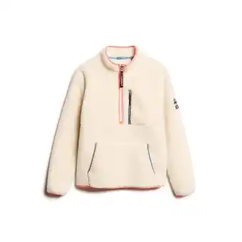 Decathlon Damesfleece 1/2 rits Superdry Outdoor aanbieding