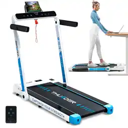 Decathlon Loopband Thunder RACE WHITE PRO FitShow opklapbaar aanbieding