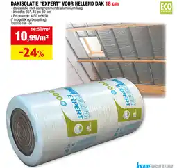 Hubo Dakisolatie exper” voor hellend dak 18 cm aanbieding