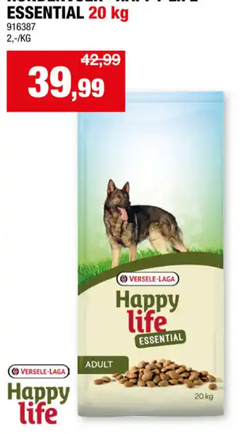 Hubo Happy life hondenvoer essential aanbieding