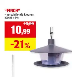 Hubo Voederhuisje Finch aanbieding