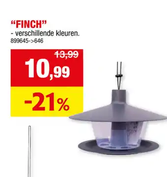 Hubo Voederhuisje Finch aanbieding