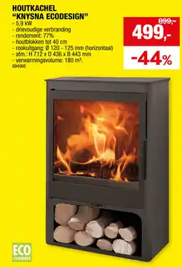 Hubo Houtkachel knysna ecodesign aanbieding