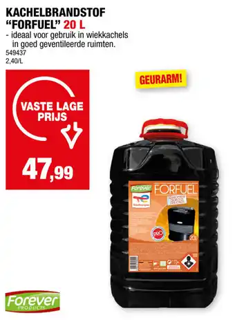 Hubo Forever kachelbrandstof aanbieding