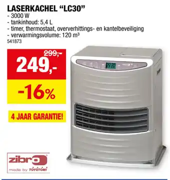 Hubo Zibro laserkachel LC30 aanbieding