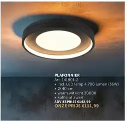 Zelfbouwmarkt Plafonnier aanbieding