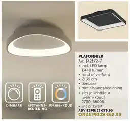 Zelfbouwmarkt Plafonnier art. 142172-7 aanbieding