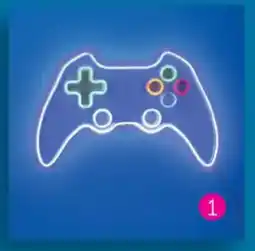 Zelfbouwmarkt Wandlampen in neon gaming art 137410 aanbieding