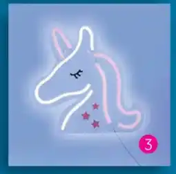 Zelfbouwmarkt Wandlampen in neon eenhoorn art. 137408 aanbieding