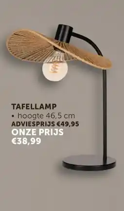 Zelfbouwmarkt Tafellamp aanbieding