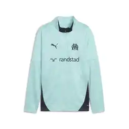 Decathlon Olympique de Marseille trainingstop met kwartrits voor jongeren PUMA aanbieding