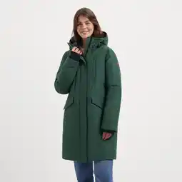 Decathlon Linea Dames - Parka Winterjas - Waterdicht - Donkergroen aanbieding