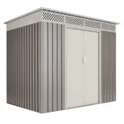 Decathlon Metalen berging 3,02 m² voor het opslaan van fietsen en sportuitrusting aanbieding