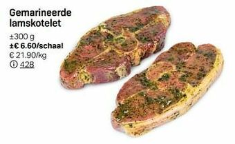 Buurtslagers Gemarineerde lamskotelet aanbieding