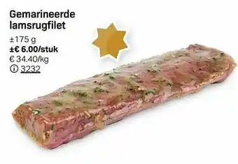Gemarineerde lamsrugfilet