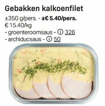 Buurtslagers Gebakken kalkoenfilet aanbieding