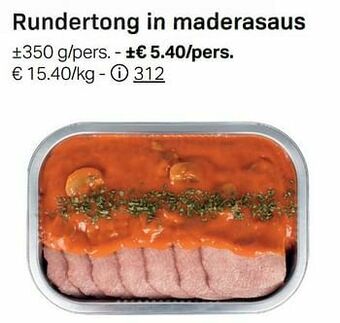 Rundertong in maderasaus