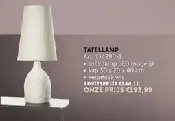 Zelfbouwmarkt Tafellamp aanbieding