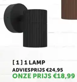 Zelfbouwmarkt 1 lamp aanbieding