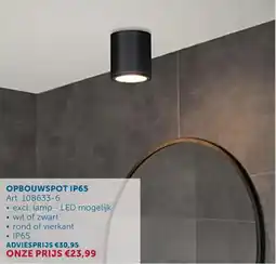 Zelfbouwmarkt Opbouwspot IP65 aanbieding