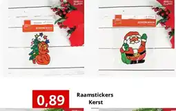 NH Market Raamstickers Kerst aanbieding