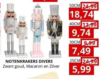 NH Market NOTENKRAKERS DIVERS 50CM aanbieding