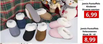 Jomix Pantoffels Volwassenen Maat 35 - 41
