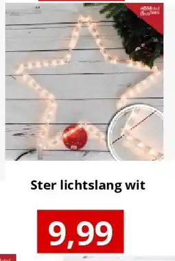 NH Market Ster lichtslang wit aanbieding