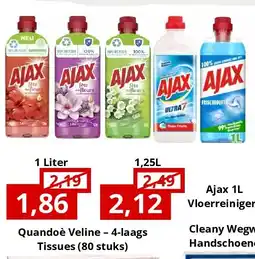 NH Market Quandoè Veline – 4-laags Tissues (80 stuks) aanbieding