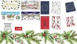 NH Market Kerstkaarten m/envelop 20 soorten aanbieding