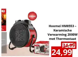 NH Market Hoomei HM8553 – Keramische Verwarming 2000W met Thermostaat aanbieding