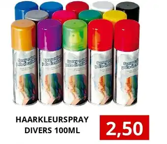NH Market HAARKLEURSPRAY DIVERS 100ML aanbieding