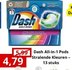 NH Market Dash All-in-1 Pods Stralende Kleuren 13 stuks aanbieding