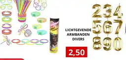 NH Market LICHTGEVENDE ARMBANDEN DIVERS aanbieding