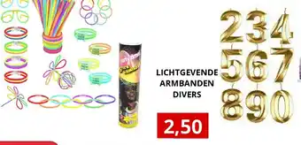 NH Market LICHTGEVENDE ARMBANDEN DIVERS aanbieding