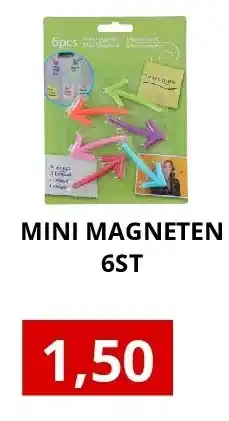 NH Market MINI MAGNETEN 6ST aanbieding