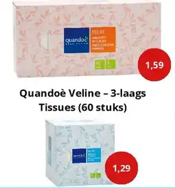 NH Market Quandoè Veline – 3-laags Tissues (60 stuks) aanbieding